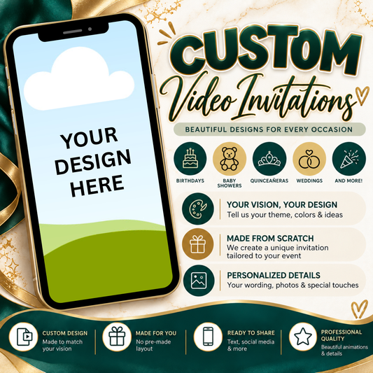 Custom Video Invitations