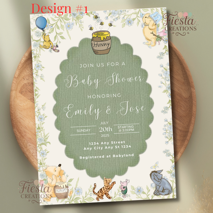 Winnie Green | 5x7 Editable Template | Instant Download