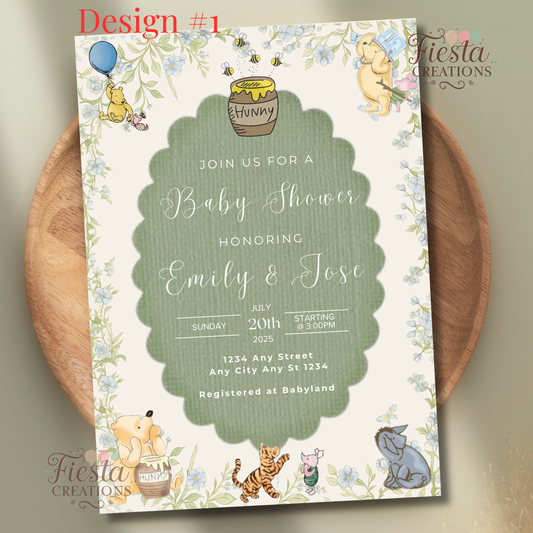 Winnie Green | 5x7 Editable Template | Instant Download