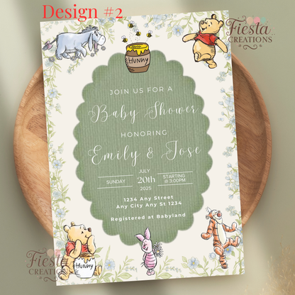 Winnie Green | 5x7 Editable Template | Instant Download