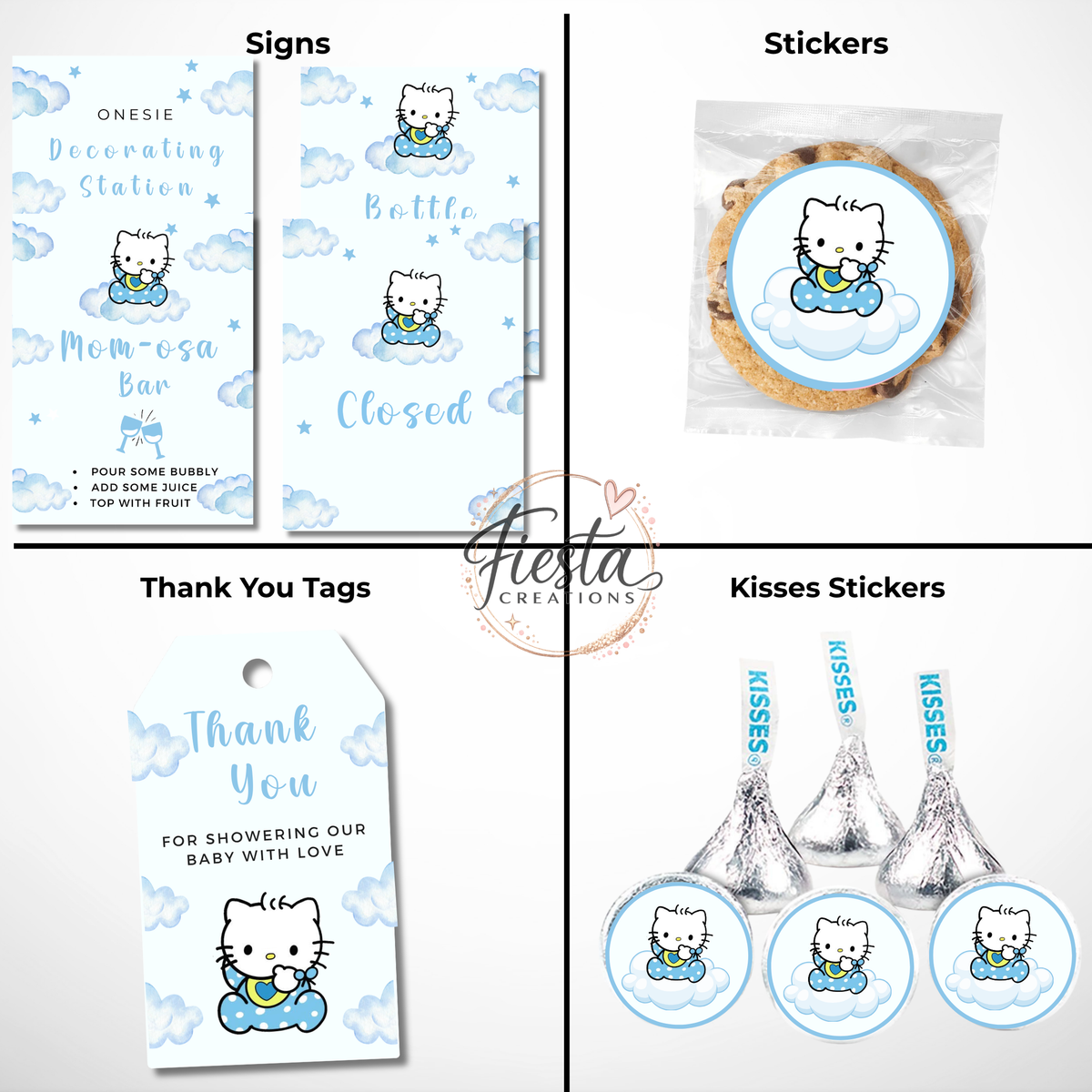 Daniel Baby Shower Mega Bundle | Editable Templates
