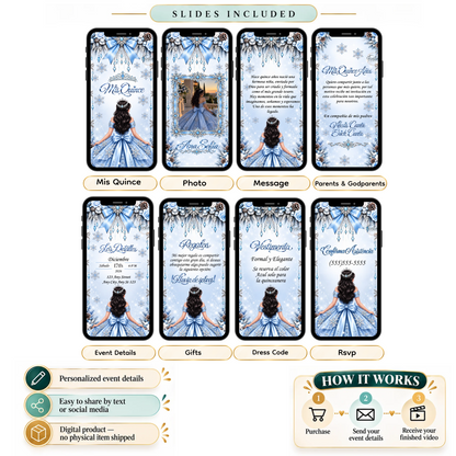 Winter Wonderland Quince Video Invitation