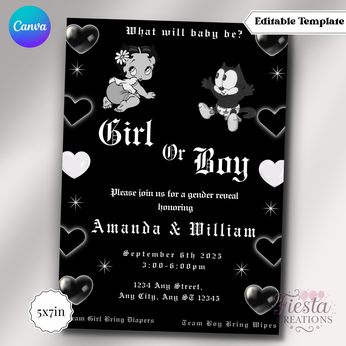 Mega Fiesta Package Betty Gender Reveal