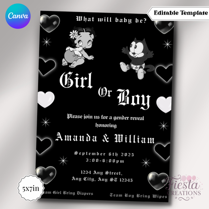 Mega Fiesta Package Betty Gender Reveal