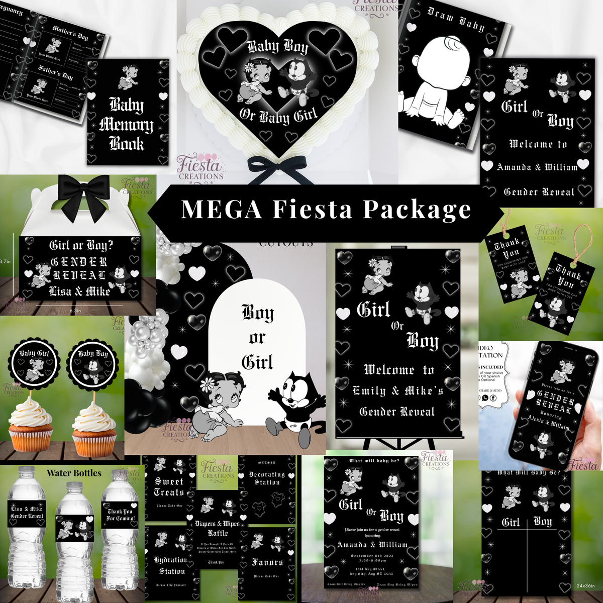 Mega Fiesta Package Betty Gender Reveal