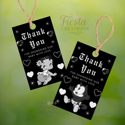 Betty Gender Reveal Thank You Tags