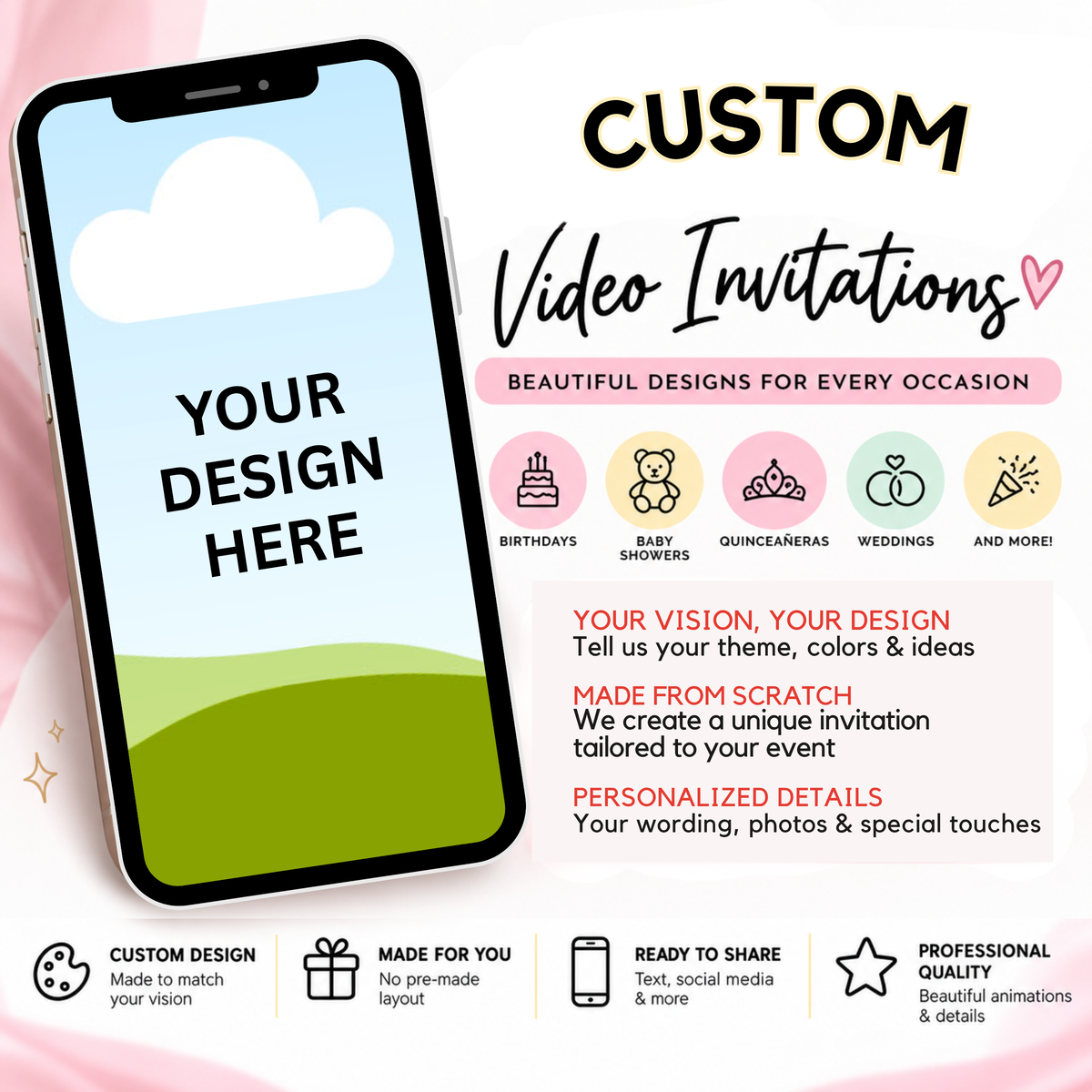 Custom Video Invitations – Fiesta Creations
