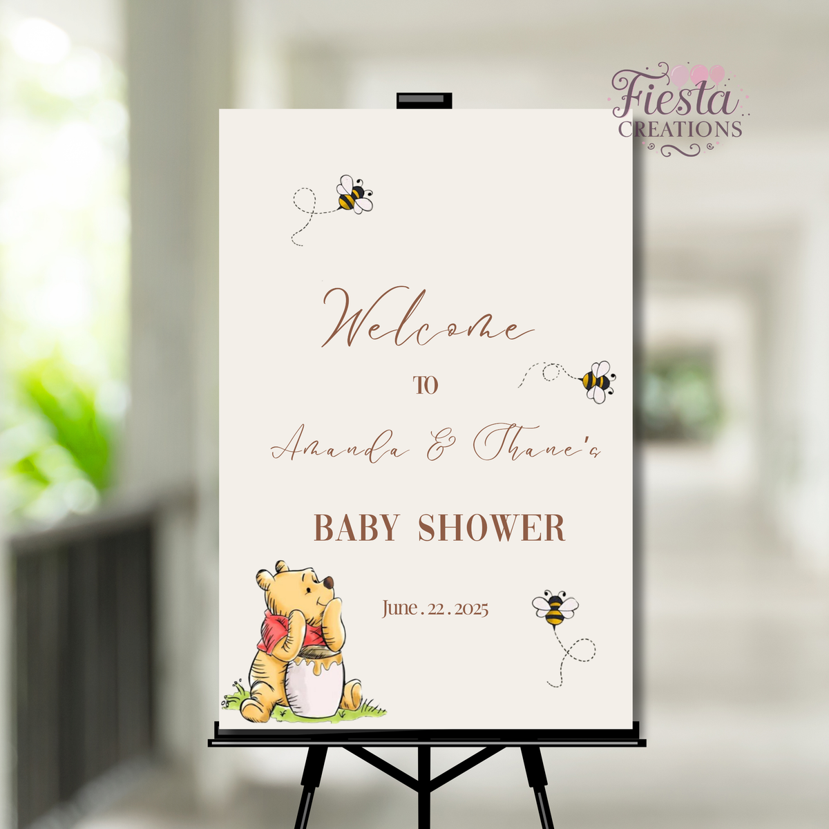 Winnie Welcome Sign
